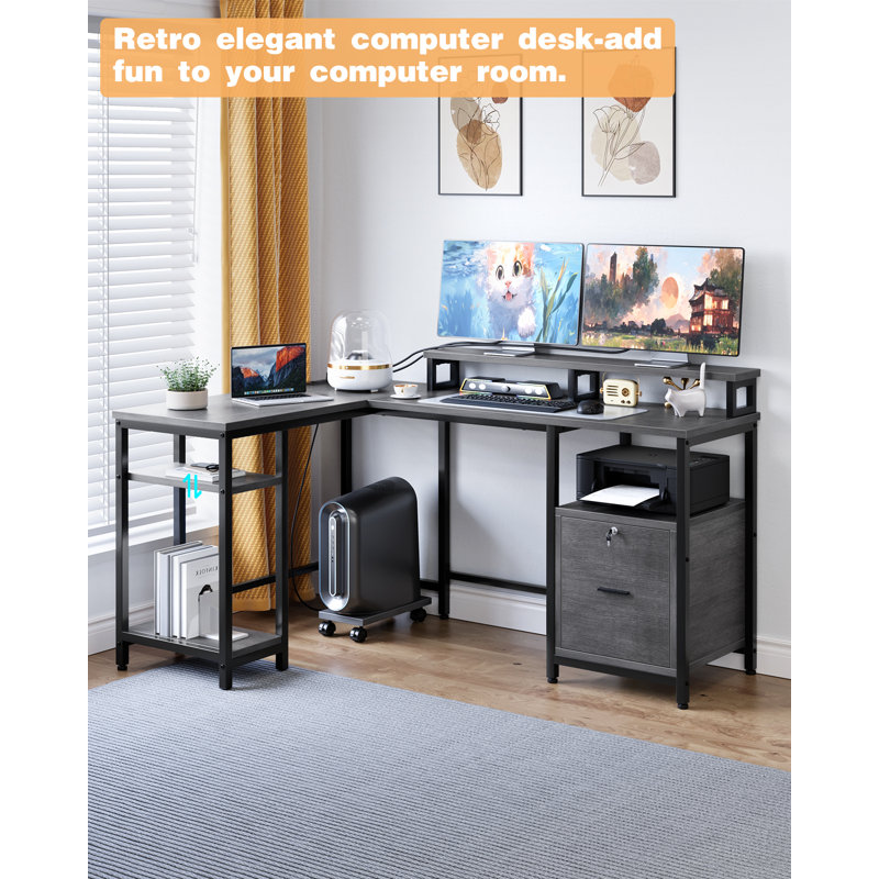 Megh Desk, Gray