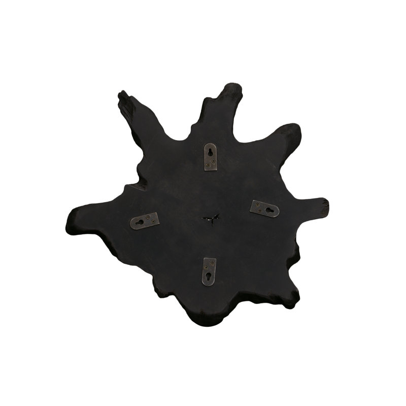Teak Slice Wall Décor, Md, Black