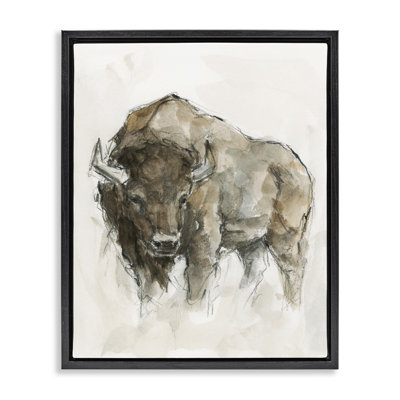 «Western American Buffalo Brown Country Animal» par Ethan Harper