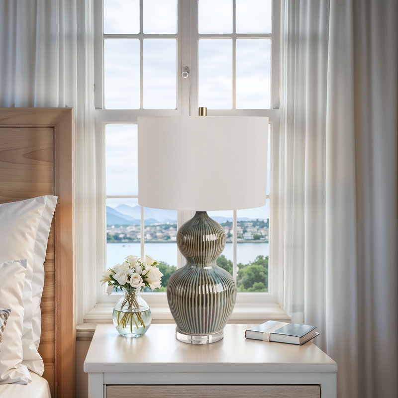 27" Loveda Ceramic Table Lamp