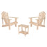 Chaise Adirondack en bois massif Sneller