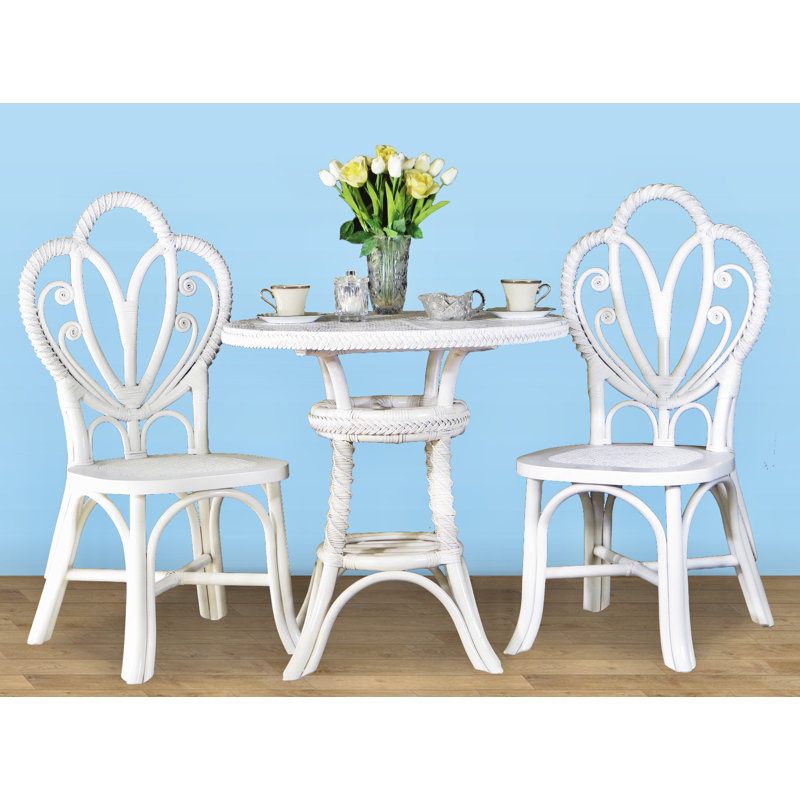 2 - Person Solid Wood Solid Wood Top Pedestal Dining Set