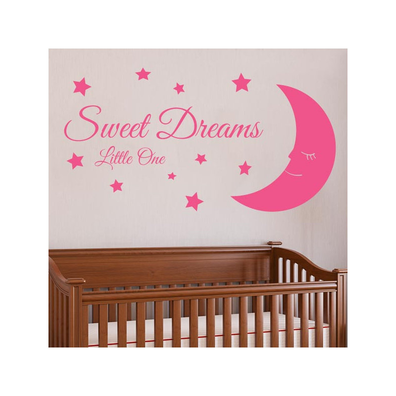 Non-Wall Damaging Wall Decal, Pink