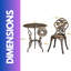 2 - Person Patio Dining Set with