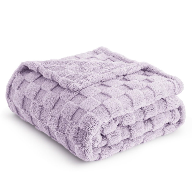 Bedsure 269gsm Fleece Blanket For Couch - Super Soft Cozy Blankets For Women GentleSoft™️, Lavender Fog, Full