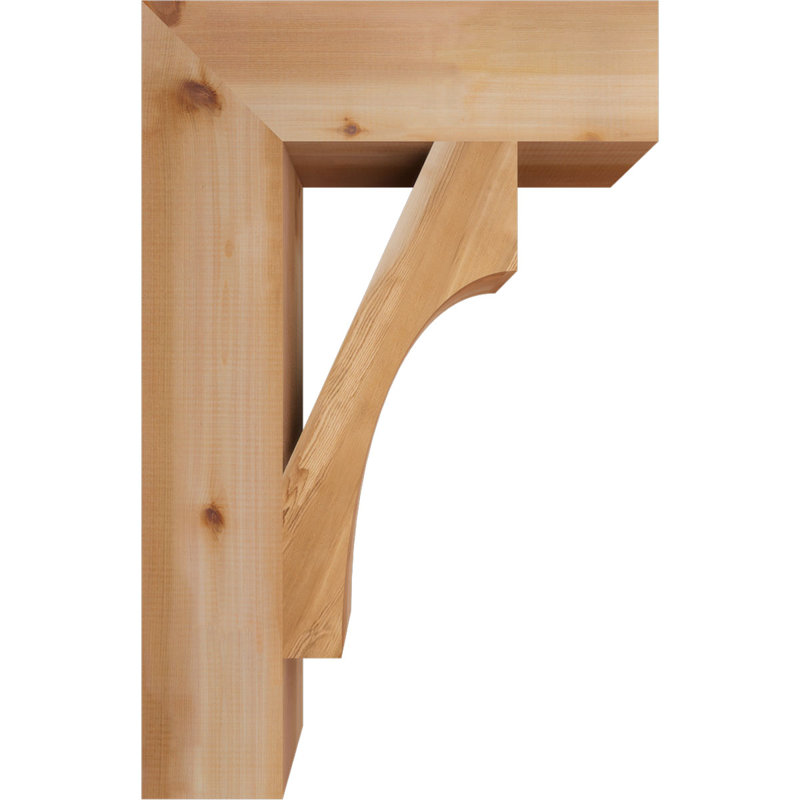 Support Westlake Block, Cèdre rouge de l'Ouest (lisse), H 34 po x l 5,5 po x P 22 po