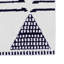 Tapis à poils longs gris / blanc