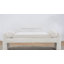 Banc rembourré en tissu de style japonais de style japonais de style contemporain de 59,1 po Nexus
