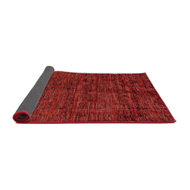 Stinesville Abstract Indoor Rug, Round 6'