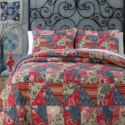 Parenteau Modern & Contemporary Cotton Patchwork Quilt