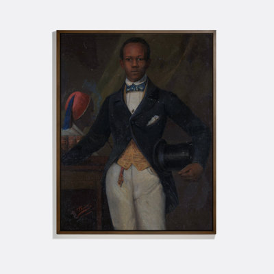 Portrait Of A Young Man Print by Hans Johan Frederik Berg