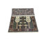 Tapis oriental gris / rouge en laine noué à la main 3 pi x 5 pi Oakridge