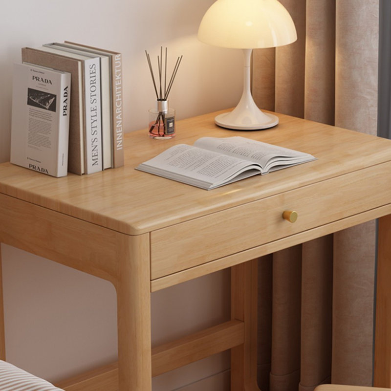 Bureaux rectangulaires en bois massif, Burlywood, H 29,53 po x l 27,56 po x P 19,69 po