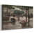 Toile naturelle avec cadre flottant