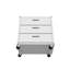 Armoire de garage roulante en blanc-1440785373