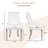 Devleta Velvet Dining Chairs, Tufted Mid-Century Modern Dinning Chairs w/Metal Legs for Kitchen Dining Room-1734413583