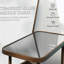 Banc oscillant de style nordique, banc d'extérieur pour 2 personnes