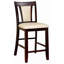 Ensemble contemporain de 2 chaises à hauteur de comptoir