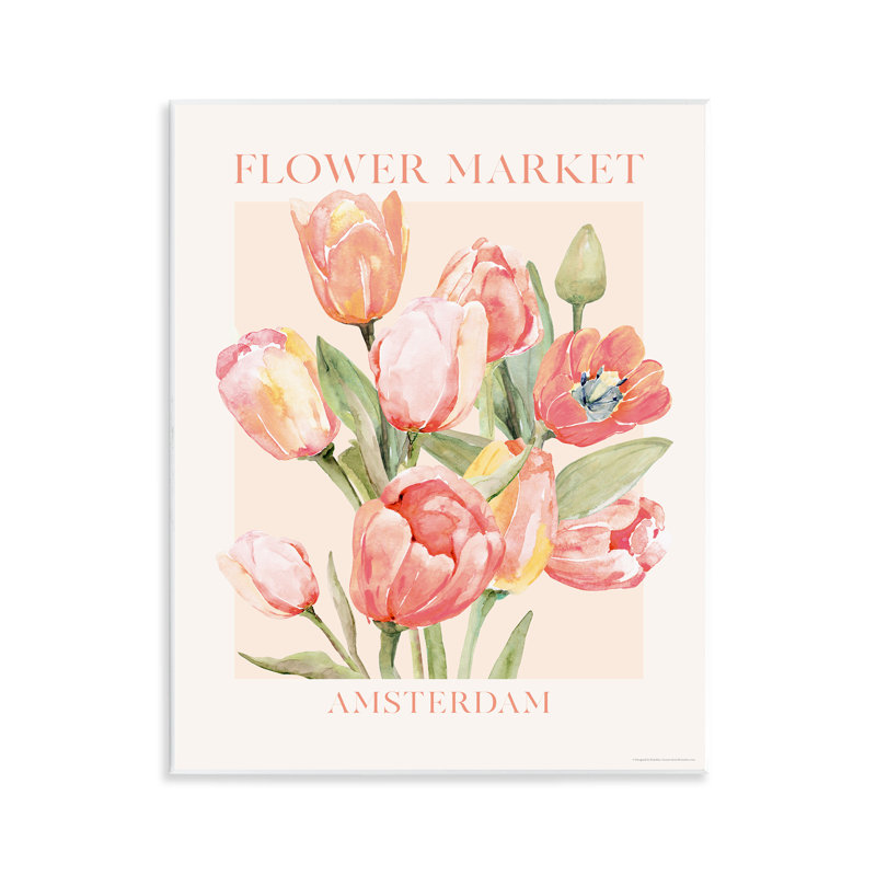 «Amsterdam Flower Market Wall Art» par Reinders