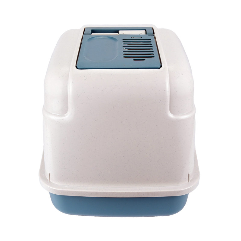 Plastic Litter Box Enclosure, Blue