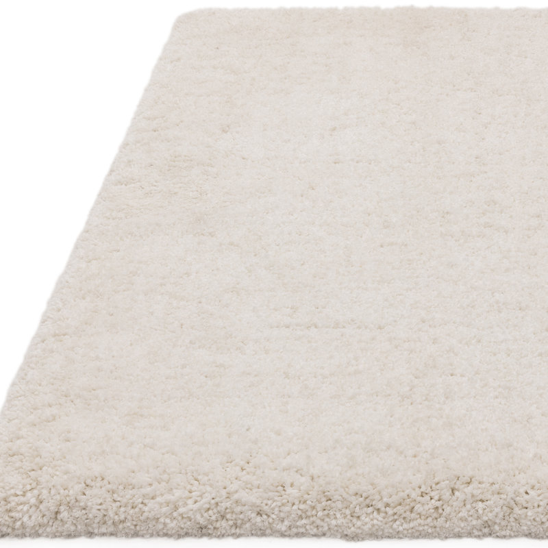 Harisan Shaggy Ivory Rug, Rectangle 120cm x 170cm