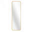 Miroir de porte doré 47 x 14 pouces