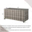 Coffre de terrasse 96 gallons Costway-87819094