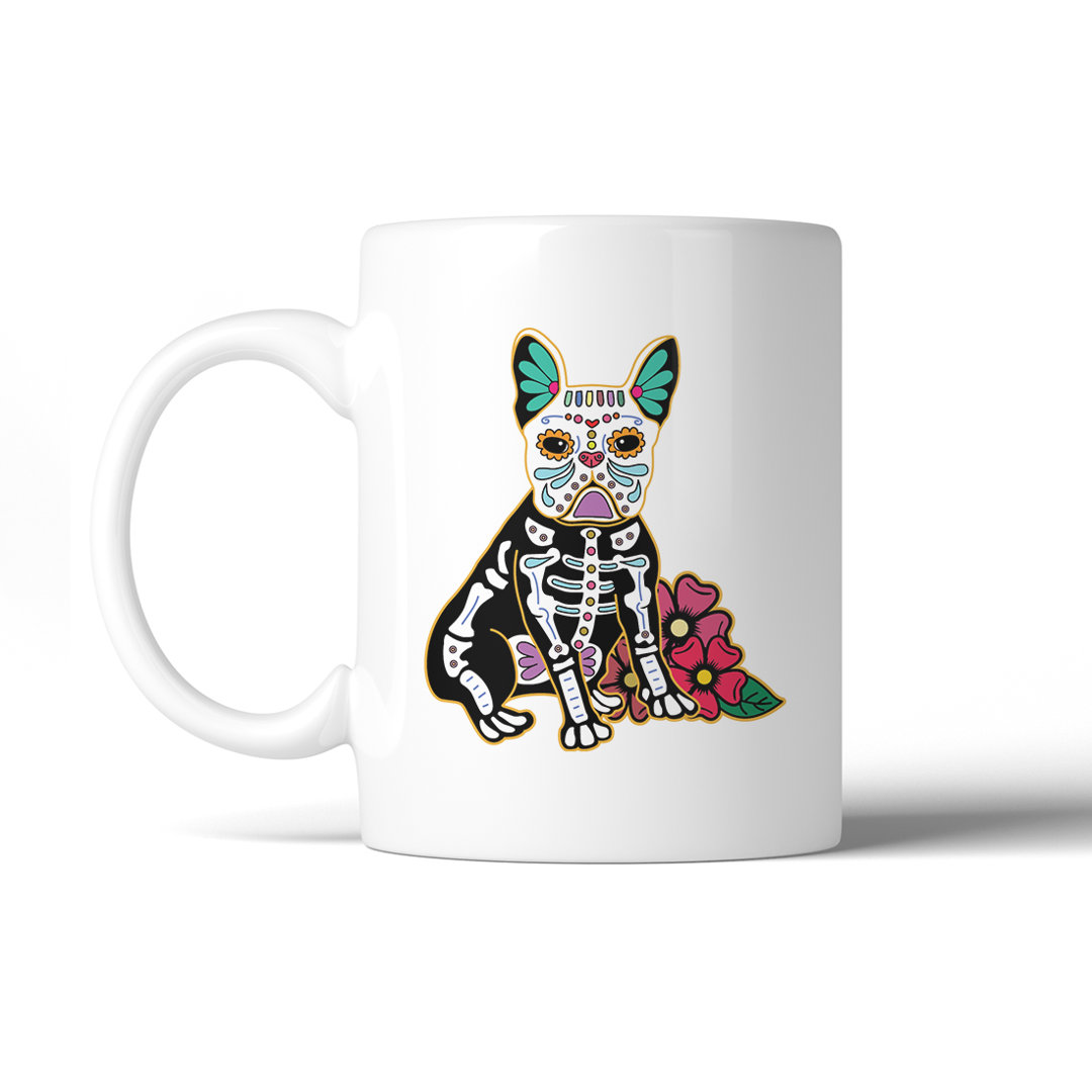 Frenchie Day of Dead Coffee Mug Latitude Run®