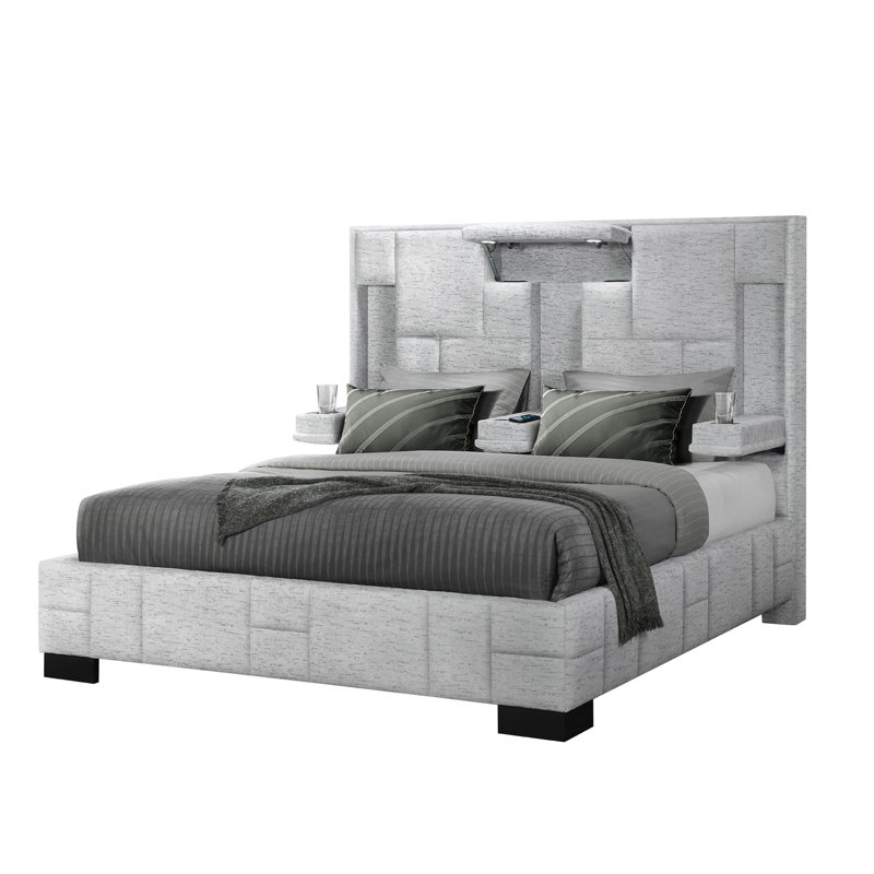BED, Grey, King