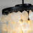 Dickison 3-Light 13" Capiz Shell Chandelier 5 Tiered Coastal Seashells Pendant Light-1129985506