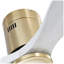 Ventilateur de plafond à profil bas 52 pouces DC 3 sculpté ventilateur de bois lame silencieuse télécommande du moteur sans lumière-579959186-579959144