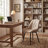 Chardee Tufted Upholstered Dining Chairs Faux Leather Waterproof Side Chair With Metal Frame-304930569