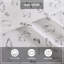 Ensemble de draps en percale de coton Shasta Lake -90984237-90984234