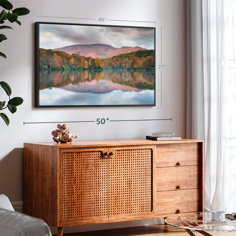 Impression sur toile Freidin Blue Ridge Parkway, H 27 po x l 40 po