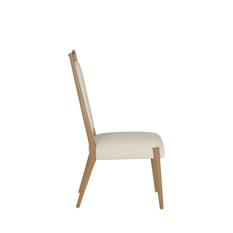 Highland Oak High Back Dining Side Chair, Dawn