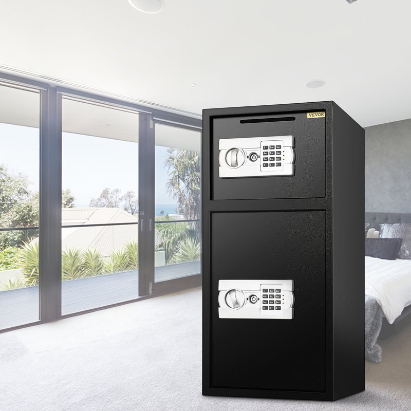 Coffre-fort à double porte de 2,6 pieds cubes avec serrure numérique VEVOR