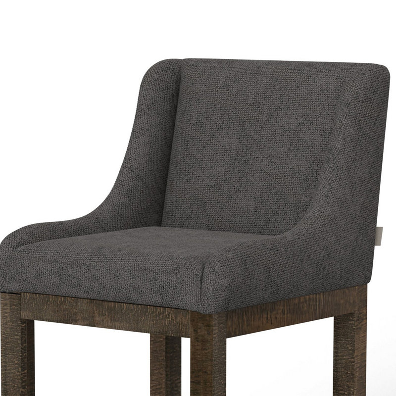 Tabouret Cabo Arlinda Pegan, Tabouret de bar (siège d’une hauteur de 30 po), Gris