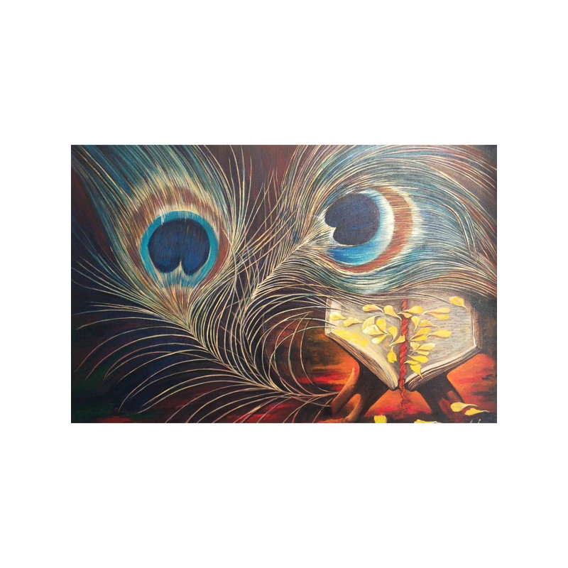 Morpankh de Krishna | Acrylique sur toile | Par Alka Sengar