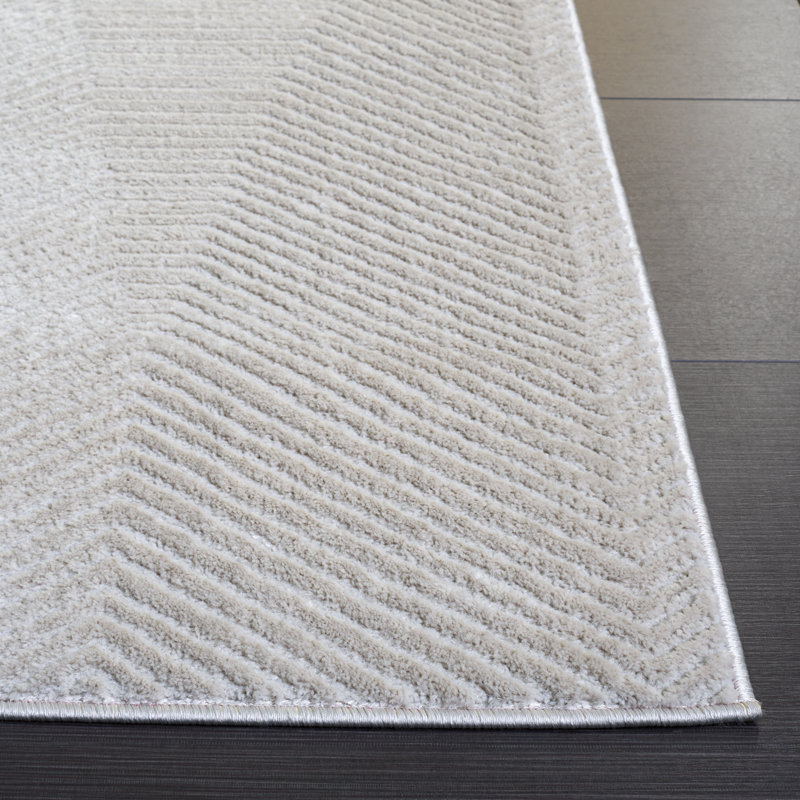 Tapis Carter 212 ivoire / taupe Carter, Tapis de couloir 2 pi x 8 pi