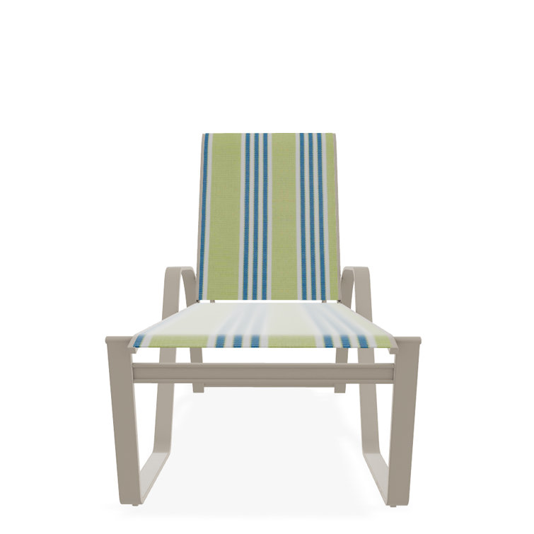 Holna Outdoor Rust-Resistant Metal Chaise Lounge