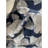 2 Pcs Set Indoor/Outdoor Chaise Lounge Chair Cushion Outdoor Furniture Cushion With Ties, Patio Seat Cushion For Lawn,Pool & Beach,75" X 22.8" X 2" (Blue/Leaf)