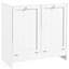 Armoire de rangement à linge dissimulée