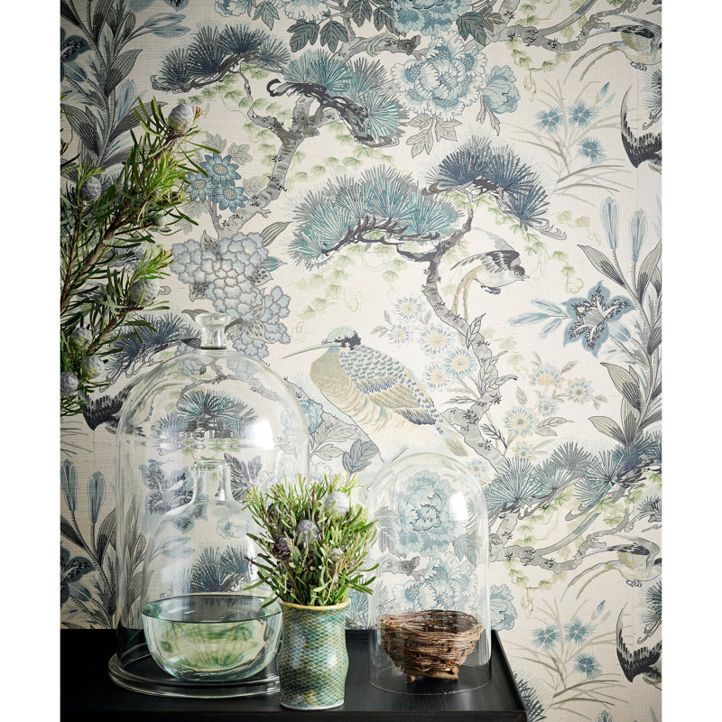 Botanica Animal Print Wallpaper Roll, Porcelain