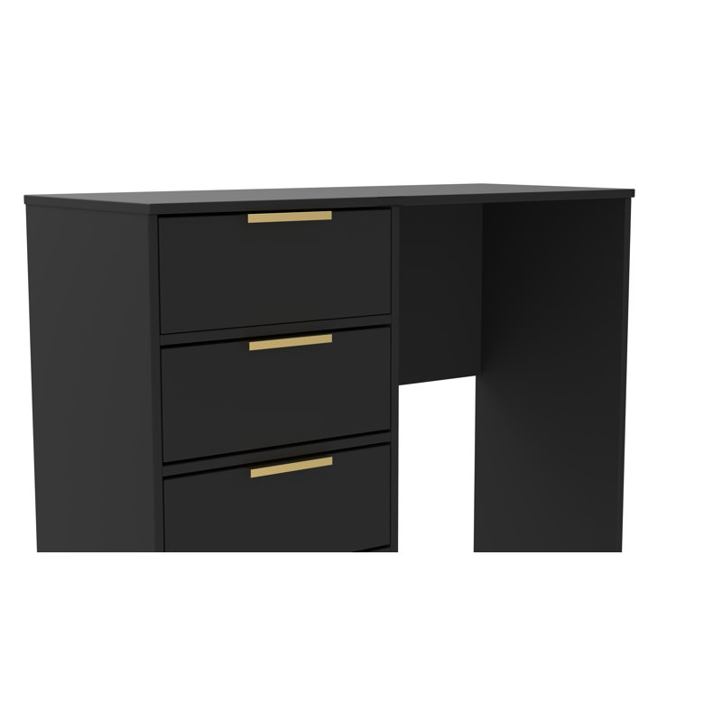 Diego 4 Drawer Vanity, Black