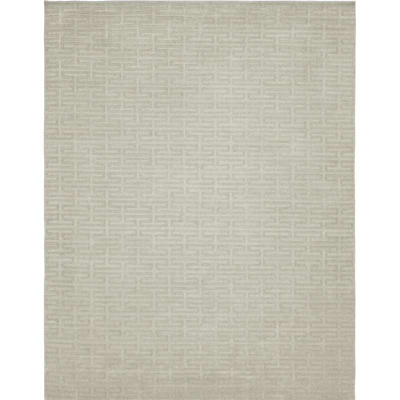 Geometric Area Rug in Gray, Rectangle 2' x 3'