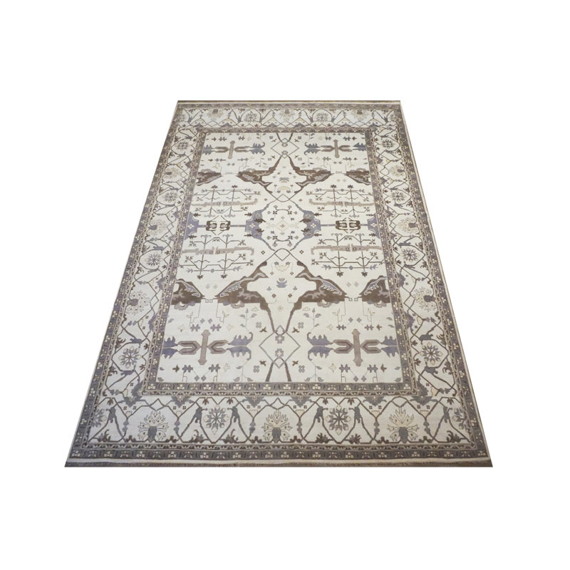 Tapis ivoire 12 x 18 Oushak