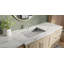Lavabo de salle de bain encastré en pierre 25,2 po x 16,1 po Badeloft UB-04-L-GGRY-138187389