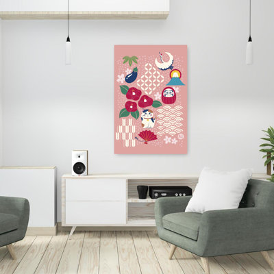 Contemporary Art Traditional Contemporary Wall Art by Aia Ueno - Wrapped Canvas Print