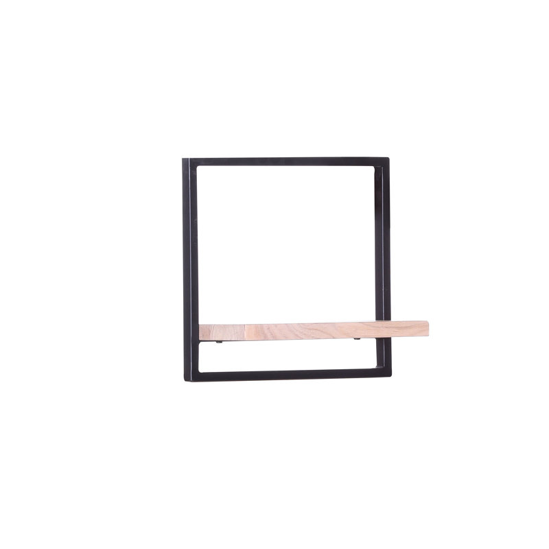 Holgate Floating Shelf, Black/Beige