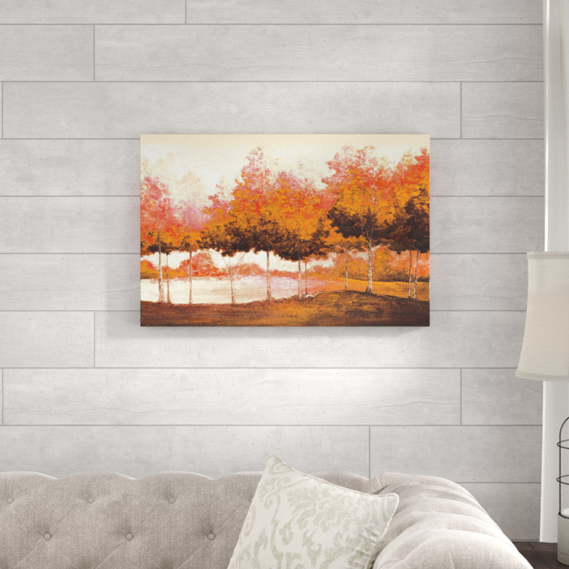 " Trees In Autumn ", 20" H x 30" W